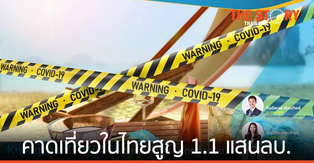 คาดการระบาดระลอกใหม่ ทำท่องเที่ยวในประเทศ สูญกว่า 1.1 แสนลบ.