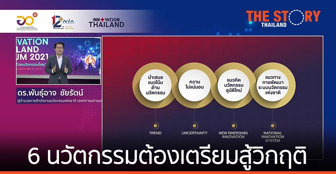 เอ็นไอเอ ชู 6 ประเด็นนวัตกรรมต้องเตรียมพร้อม เพื่อสู้วิกฤติในอนาคต