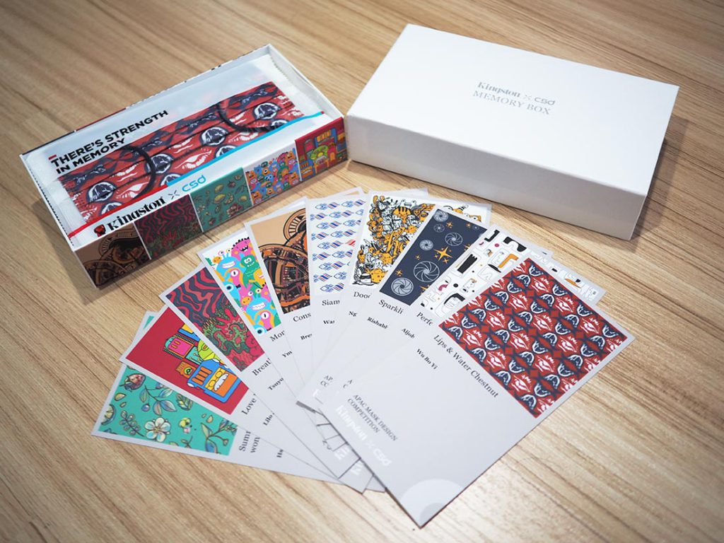แกะกล่อง 10 หน้ากากอนามัยจากโครงการ Kingston x CSD APAC Mask Design Competition