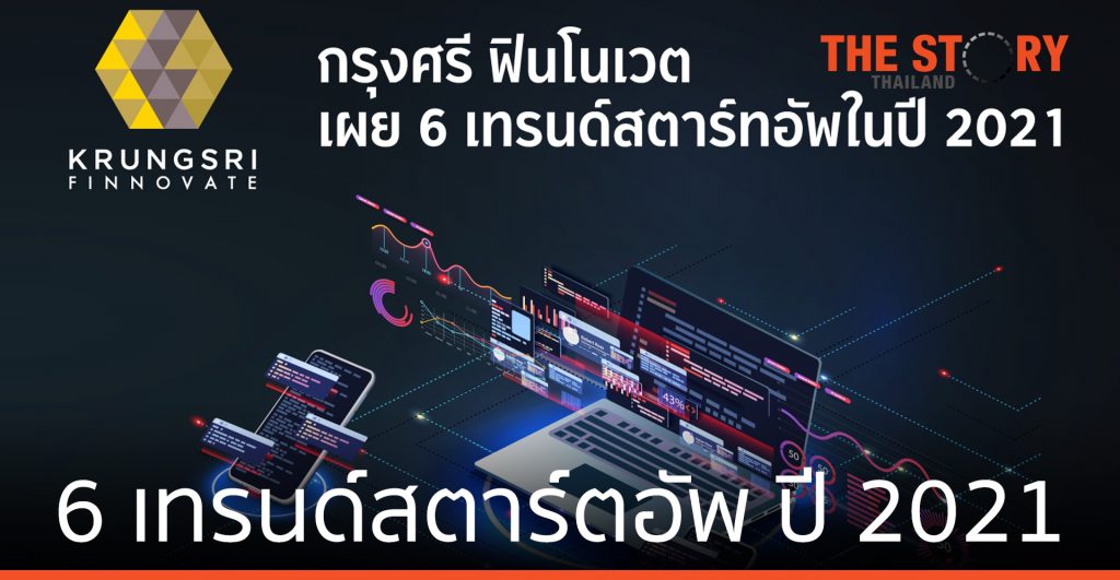 กรุงศรี ฟินโนเวต เผย 6 เทรนด์สตาร์ตอัพ ปี 2021
