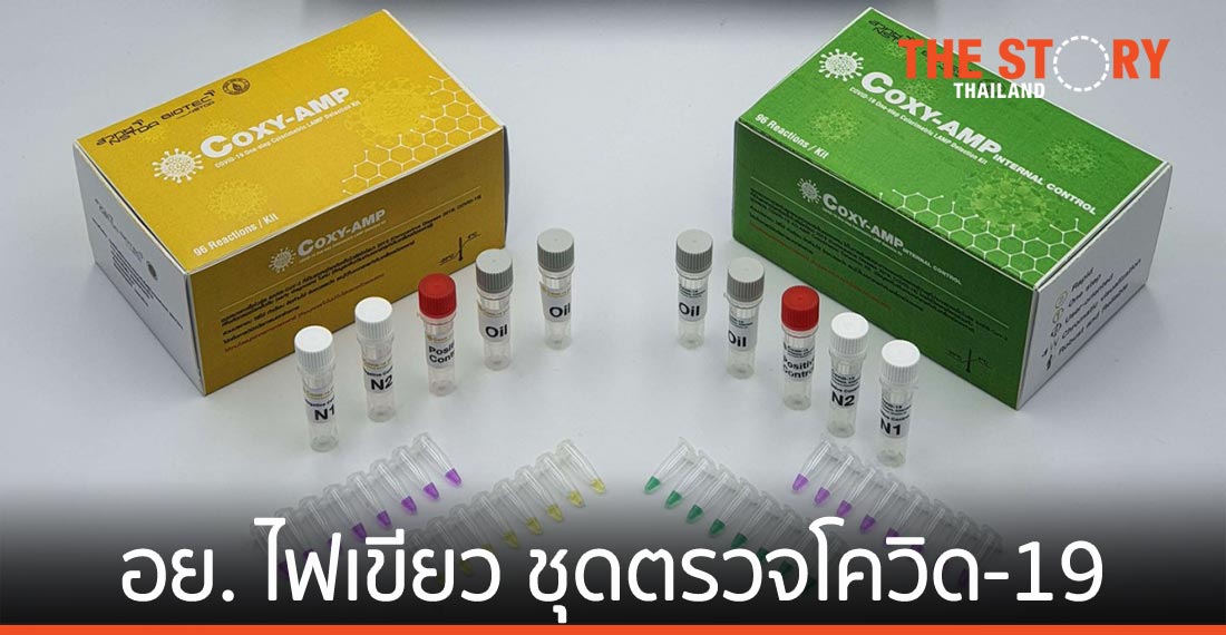 อย. ไฟเขียว ‘COXY-AMP’  ชุดตรวจโควิด-19 ด้วยเทคนิคแลมป์เปลี่ยนสีในขั้นตอนเดียว