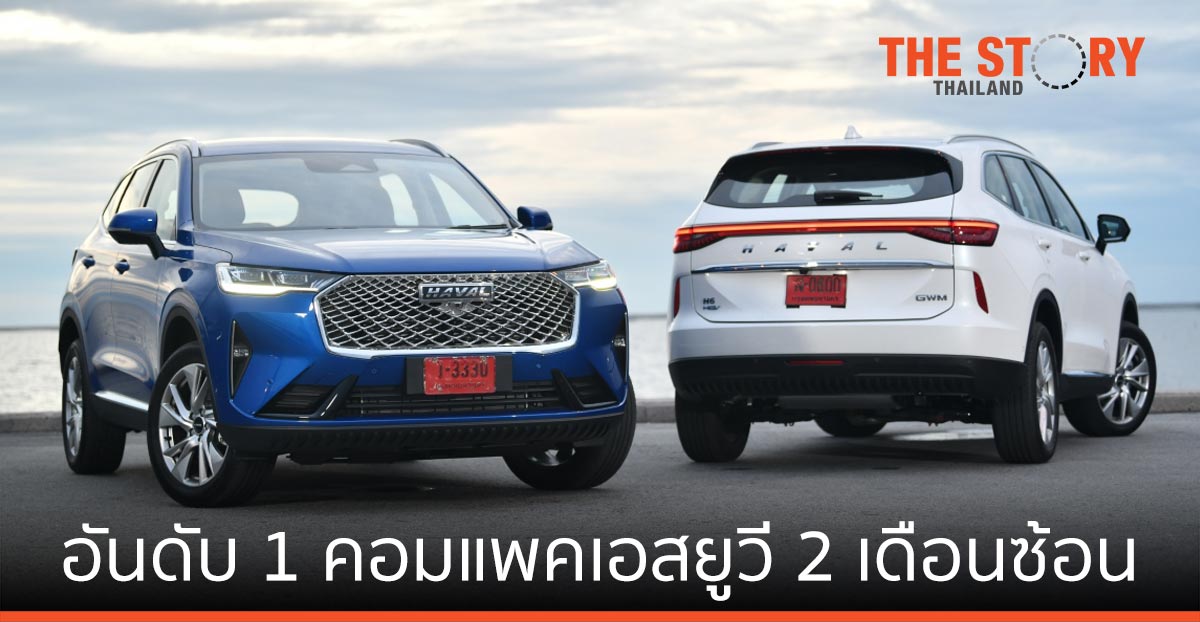 เกรท วอลล์ มอเตอร์ ครองอันดับ 1 ยอดขายรถยนต์คอมแพคเอสยูวี 2 เดือนซ้อน