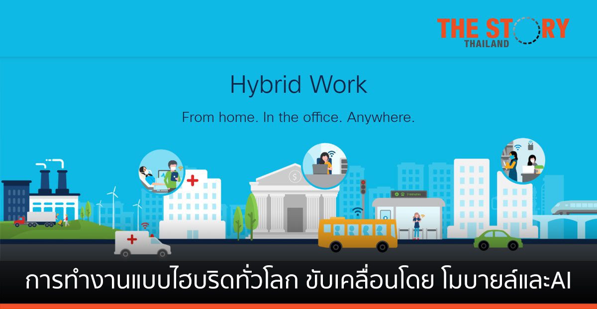 ซิสโก้ เผยผลการศึกษา “การทำงานแบบไฮบริดทั่วโลก” โมบายล์-AI เป็นเทคโนโลยีสำคัญ