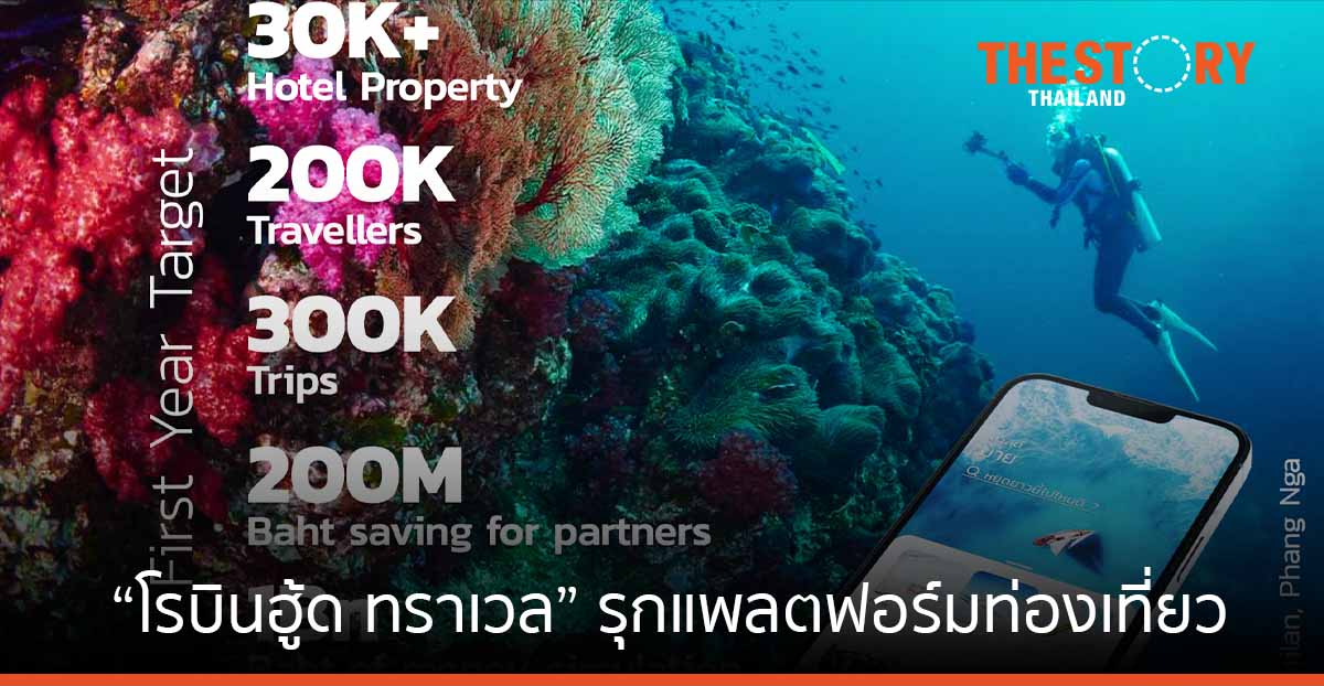 โรบินฮู้ด รุกแพลตฟอร์มท่องเที่ยว ส่ง “โรบินฮู้ด ทราเวล” ช่วยรายย่อย ไม่มีค่าคอม