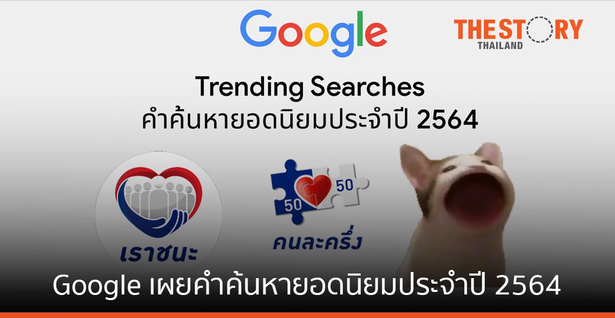 Google เผยคำค้นหายอดนิยมประจำปี 2564