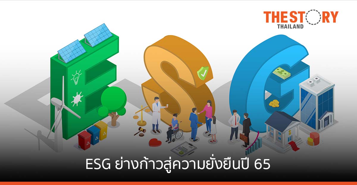 ESG ย่างก้าวสู่ความยั่งยืนปี 65