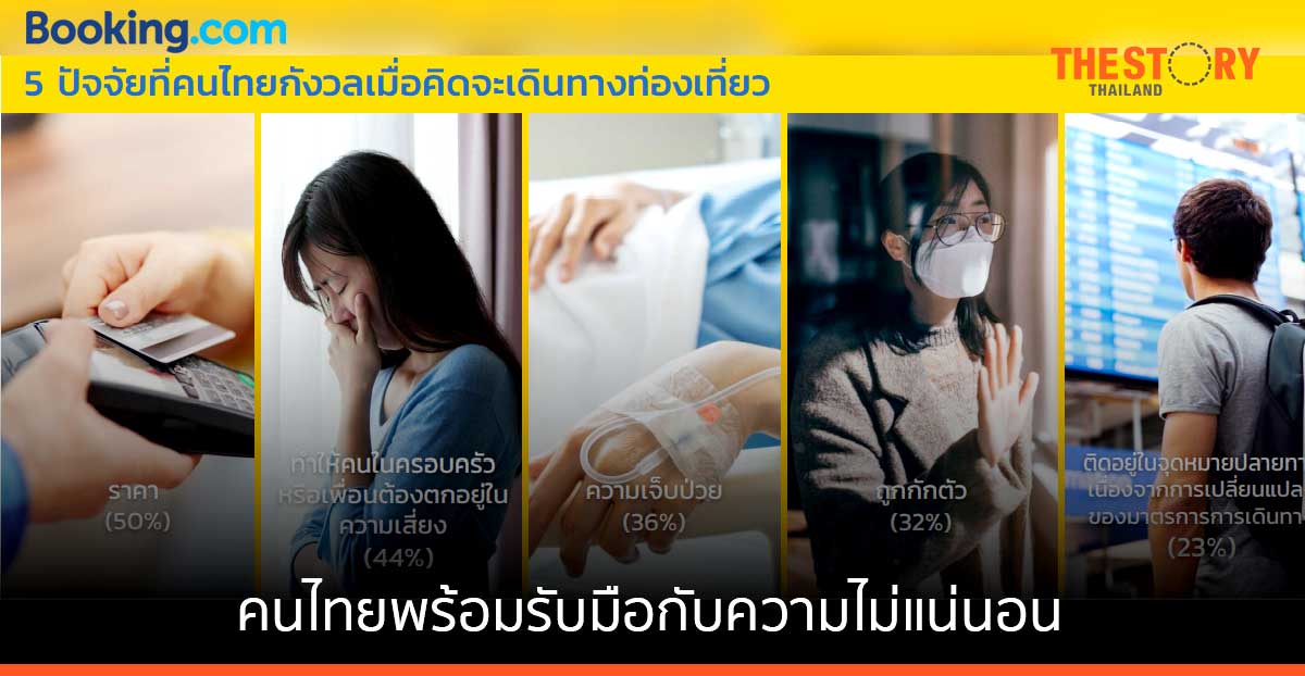 Booking.com เผย คนไทยพร้อมรับมือกับความไม่แน่นอน และต้องการเที่ยวแบบยั่งยืนมากขึ้น