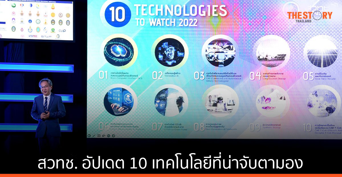 สวทช. เผย 10 เทคโนโลยีที่น่าจับตามอง และจะมีผลกระทบอย่างชัดเจนใน 5 – 10 ปีข้างหน้า