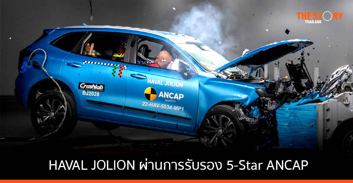 HAVAL JOLION ผ่านการรับรองด้านความปลอดภัยระดับสูงสุด ตามมาตรฐานออสตราเลเซีย