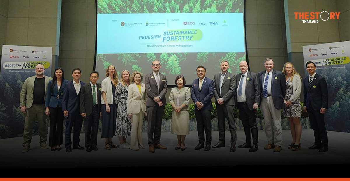 Embassy of Thailand, Sweden with SCG introduces Global sustainable forest management model of harvest & replant