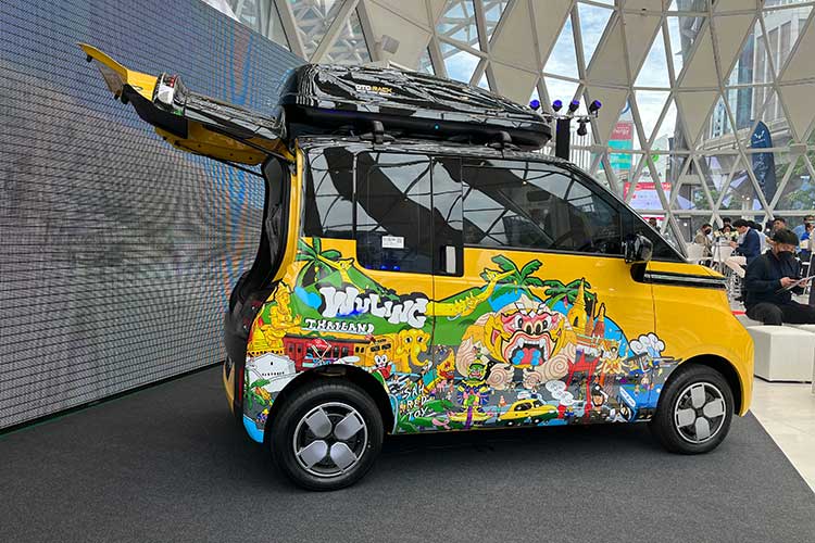 อีวี ไพรมัส เปิดตัวรถยนต์ไฟฟ้า WULING AIR EV