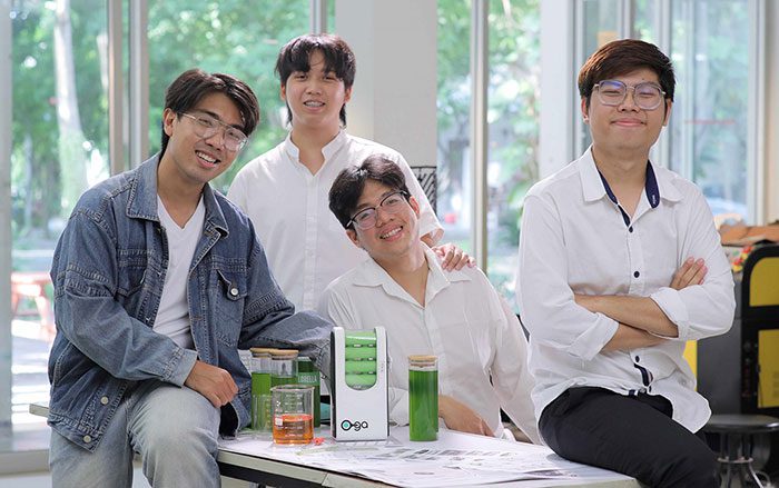 O-GA เครื่องเพาะเลี้ยงสาหร่ายและผลิตน้ำมันไบโอดีเซล ผลงานของนักศึกษาคณะมัณฑนศิลป์ ภาควิชาออกแบบผลิตภัณฑ์ มหาวิทยาลัยศิลปากร คว้ารางวัลชนะเลิศประจำปี 2566 เป็นตัวแทนประเทศไทยไปแข่งขัน James Dyson Award ในระดับนานาชาติ