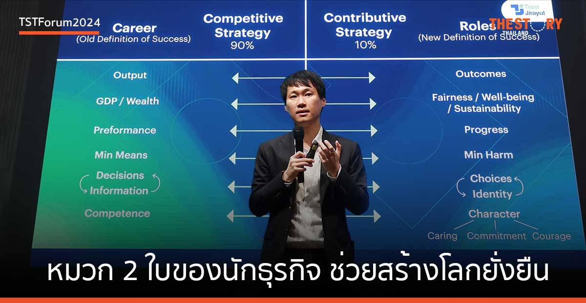 “Career” และ “Role” หมวก 2 ใบของนักธุรกิจที่ช่วยสร้างโลกให้ยั่งยืน