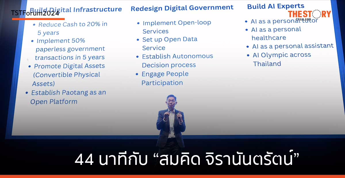 44 นาทีกับ “สมคิด จิรานันตรัตน์” อดีต ปัจจุบัน และอนาคตของ digital transformation เมืองไทย