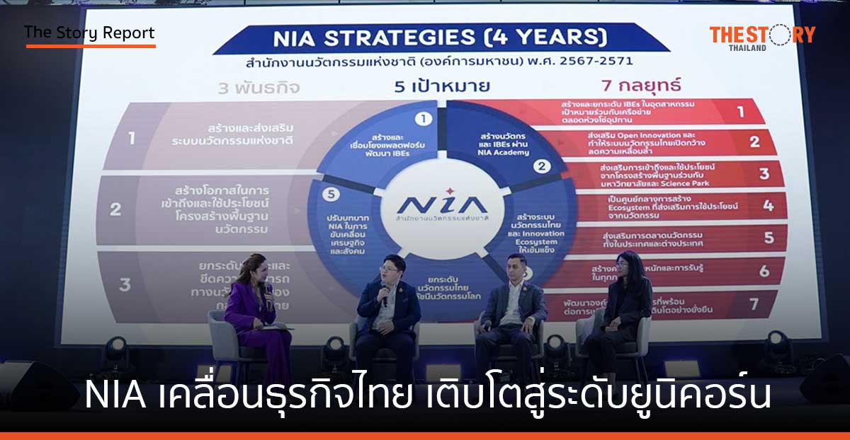 NIA กับภารกิจ ขับเคลื่อนสตาร์ตอัพไทยให้เติบโตสู่ระดับยูนิคอร์นมากขึ้น