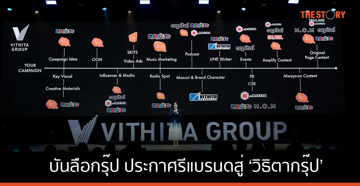บันลือกรุ๊ป ประกาศรีแบรนด์สู่ ‘วิธิตากรุ๊ป’ ขับเคลื่อน 7 ธุรกิจ ผ่านกลยุทธ์ Insight Driven Company