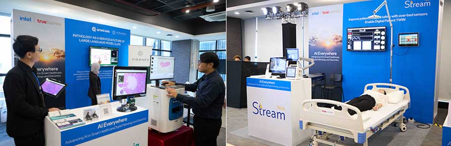 ทรูบิสิเนส ร่วมกับ อินเทล ดึง 5G ผสานเทคโนโลยีปัญญาประดิษฐ์ เปิดตัว 7 โซลูชันด้านการดูแลสุขภาพ (Smart Healthcare) ครอบคลุมทั้งการวินิจฉัยและรักษา ฟื้นฟูดูแล และการจัดการข้อมูลทางการแพทย์