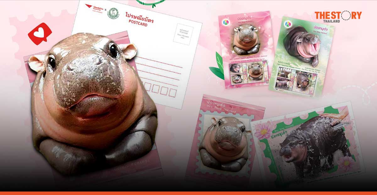 ไปรษณีย์ไทยเปิดตัว iStamp และโปสต์การ์ด ‘น้องหมูเด้ง’ รายได้มอบช่วยเหลือสัตว์ป่า และผู้ประสบอุทกภัย