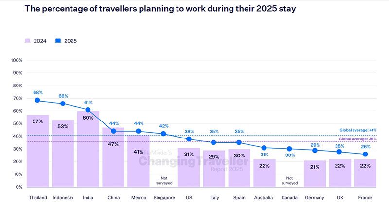 travellers planning to work