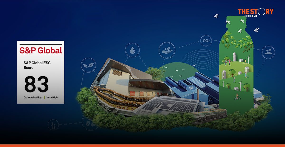 โอสถสภาคว้าคะแนนความยั่งยืนจาก S&P Global ในอุตสาหกรรมเครื่องดื่ม