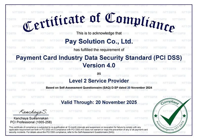 Pay-Solutions-PCI-DSS-Version-4 CER