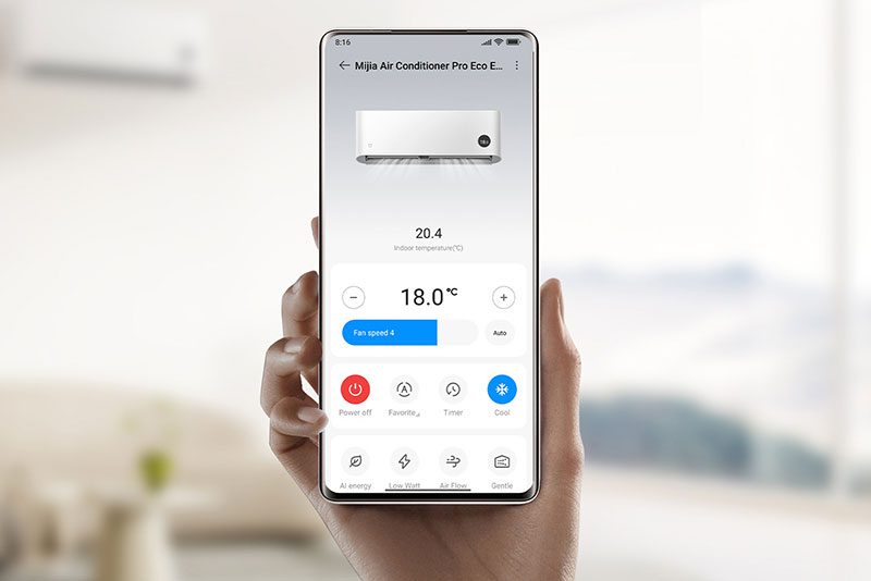 เครื่องปรับอากาศที่ขับเคลื่อนด้วย AI ควบคุมได้ทุกที่ ทุกเวลา