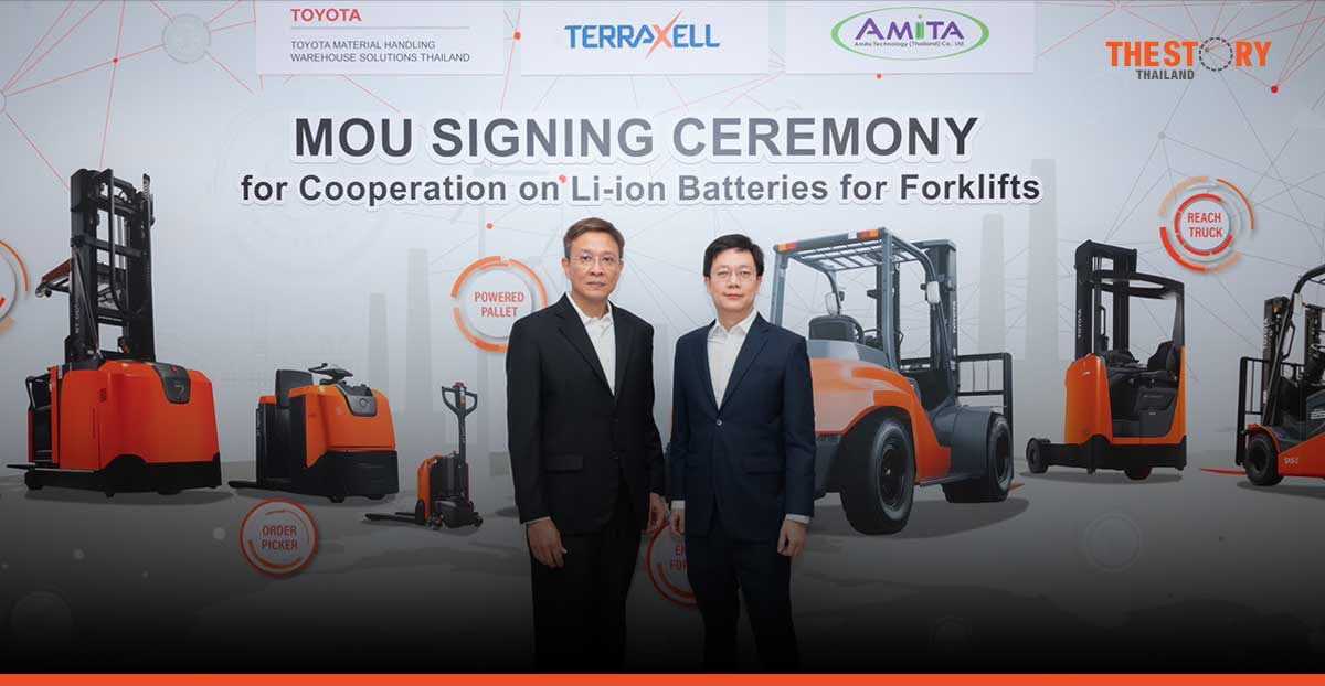 EA ร่วมกับโตโยต้า เปิดตัวแบตเตอรี ลิเธียมไอออนสำหรับรถฟอร์คลิฟต์ไฟฟ้า