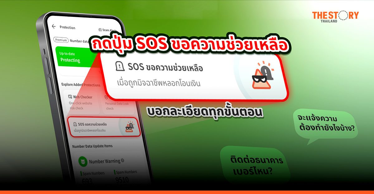 Whoscall ปล่อยฟีเจอร์ใหม่ ‘SOS ขอความช่วยเหลือ’ ช่วยเหยื่อถูกหลอกโอนเงินในช่วงวิกฤติ