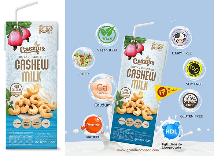 Cassius: พลิกมูลค่ามะม่วงหิมพานต์ สู่นม Plant-Based เพื่อคนรักสุขภาพ