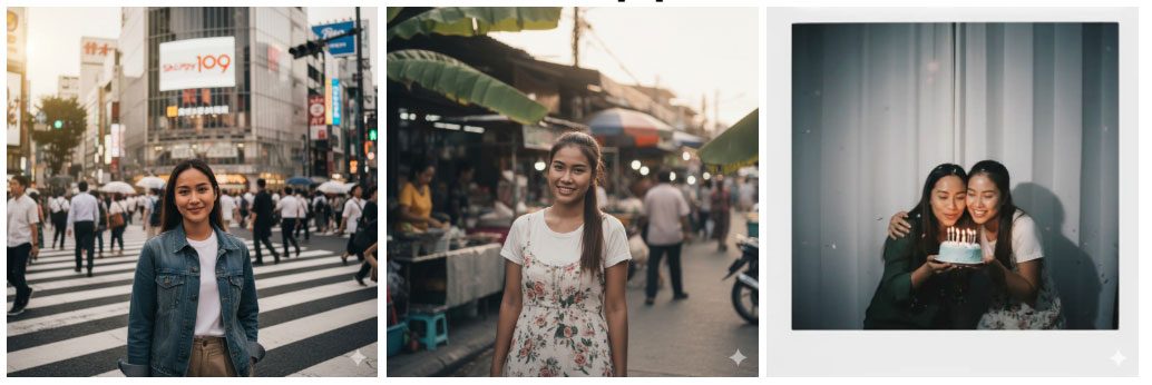 พรอมต์สำหรับสร้างรูปคู่กับเพื่อนที่อยู่ไกลกัน