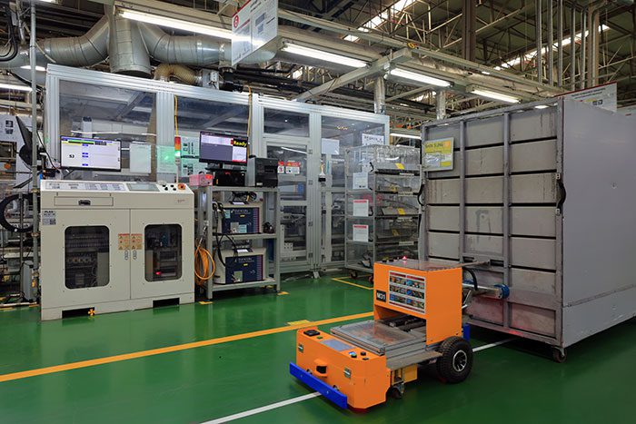  รถลำเลียงชิ้นส่วนอัตโนมัติ (AGV)