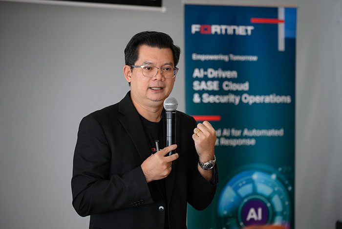 ดร.รัฐิติ์พงษ์ พุทธเจริญ ผู้จัดการอาวุโส ฝ่ายวิศวกรรมระบบ ฟอร์ติเน็ต