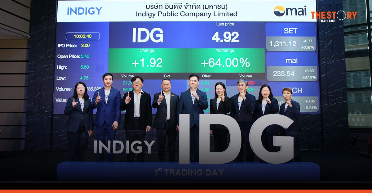 หุ้นน้องใหม่ IDG เทรดวันแรก MAI พุ่ง 70% ชูธง Digital Transformation สู่ AI