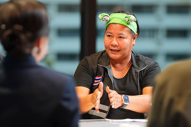 ณัฐฐารินทร์ เกษมสารพิพัฒน์ ในฐานะตัวแทนภาคประชาชน