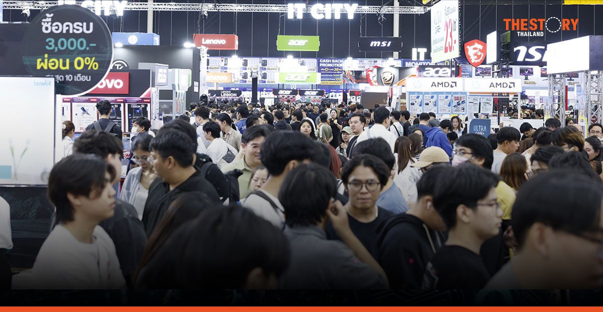 ตลาดไอทีไทยยังแรง COMMART ยอดขายทะลุเป้า ชี้สินค้ากลุ่ม AI และโน้ตบุ๊กขายดีสุด